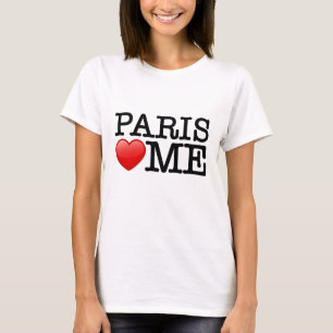 Paris kärlek, jag, kärlek Paris T-shirt