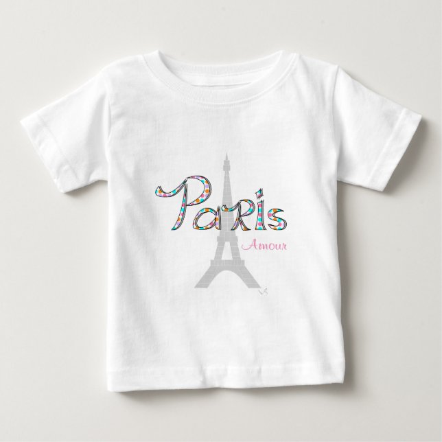 PARIS Kärlek med Eiffel Torn Tröja (Framsida)