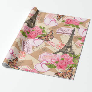 Paris Kärlek Presentpapper