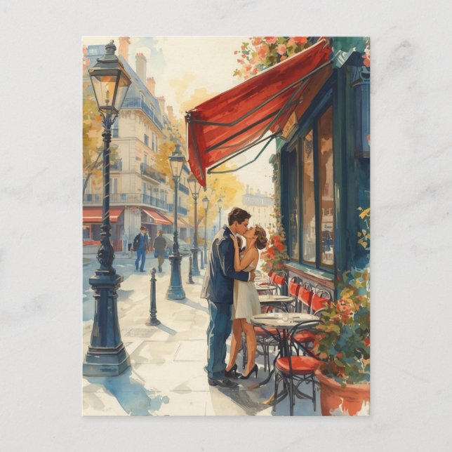 Paris Kärlek Vykort (Framsida)