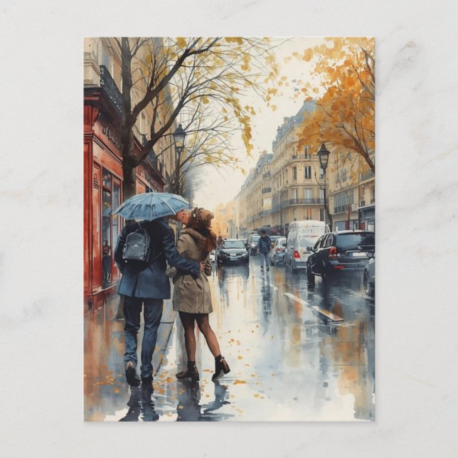 Paris Kärlek Vykort (Framsida)