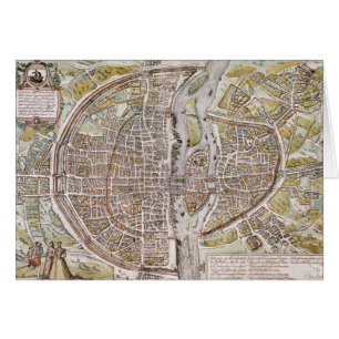 PARIS KARTA, 1581 HÄLSNINGSKORT