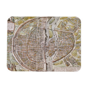 PARIS KARTA, 1581 MAGNET
