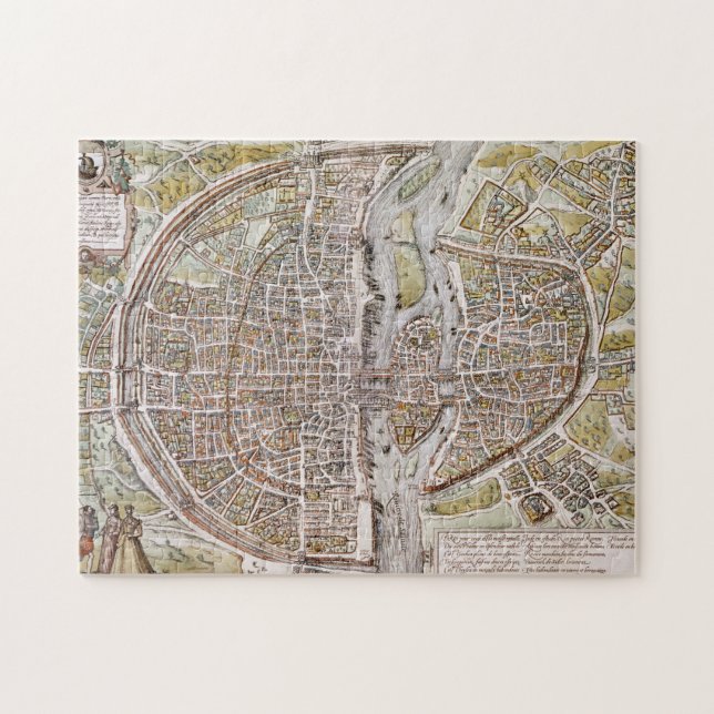 PARIS KARTA, 1581 PUSSEL (Horisontell)