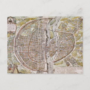 PARIS KARTA, 1581 VYKORT