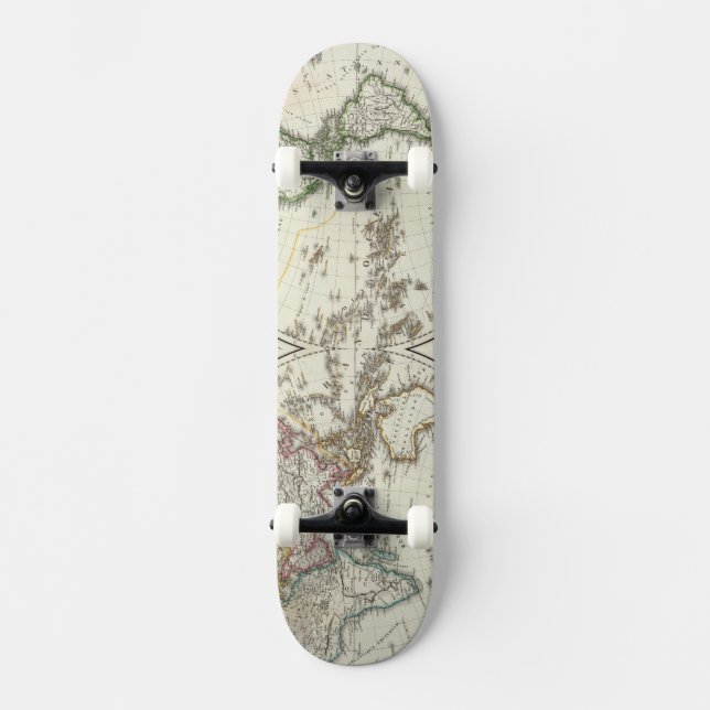 Paris kartbokkarta skateboard bräda 19,5 cm (Framsida)