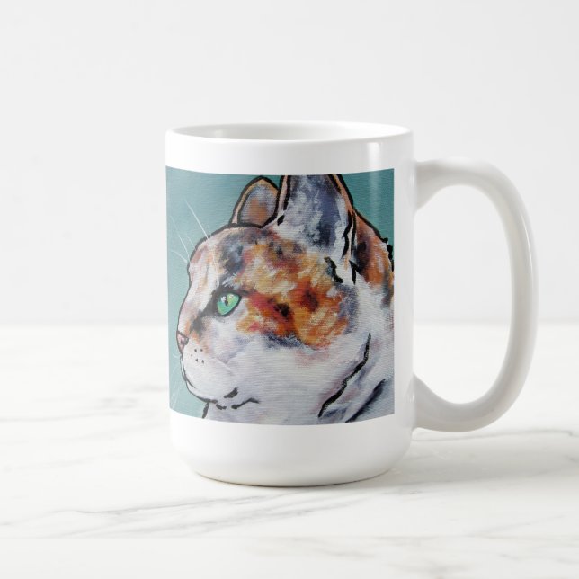 Paris kattunge kaffemugg (Höger)