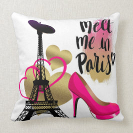 Paris Klass A Cotton DEKORATIV KUDDE