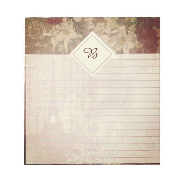 Paris-kollage anteckningsblock (Framsida)