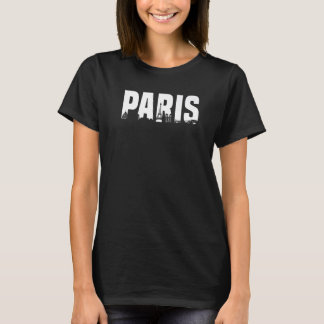 Paris Kvinnor Frankrike Eiffeltornet Vacker Fransk T Shirt