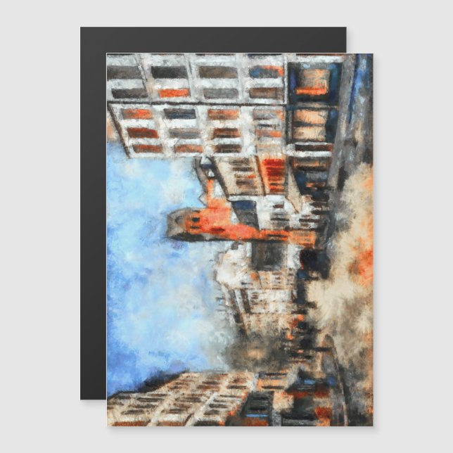 Paris, la rue des Abbesses (Fram/baksida)