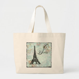 Paris La Tour Eiffel-Fransk Design Jumbo Tygkasse