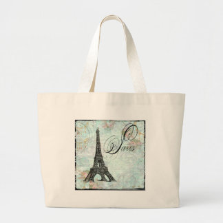 Paris La Tour Eiffel-Fransk Design Jumbo Tygkasse