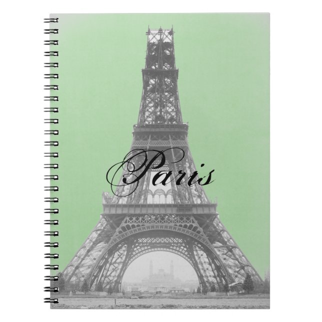 Paris - La Tour Eiffel Notizblock Anteckningsbok (Framsidan)