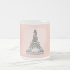 Paris – La Tour Eiffel pastel Eifelturm Frostad Glasmugg