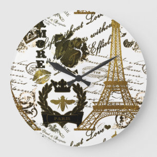 Paris: La turnerar Eiffel Stor Klocka