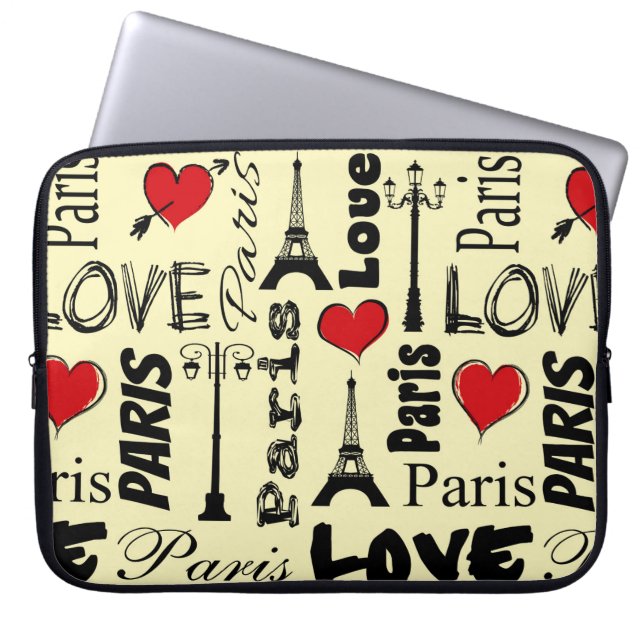 Paris Laptop Sleeve (Framsidan)