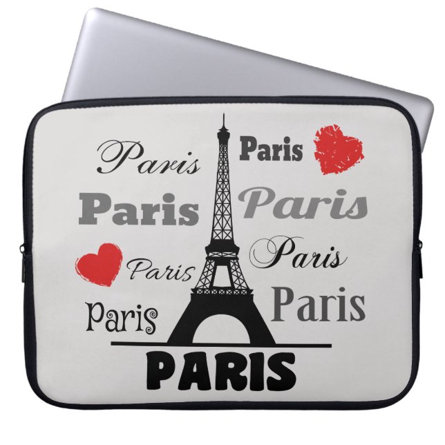 Paris Laptop Sleeve (Framsidan)