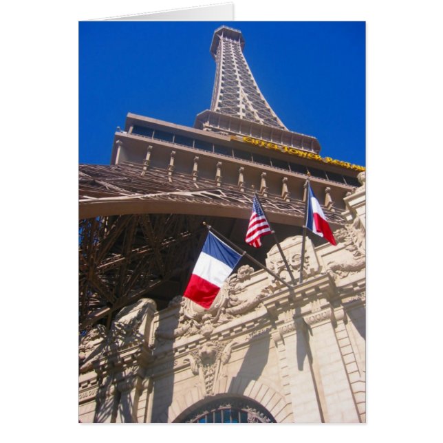 paris, las vegas hälsningskort (Framsidan)