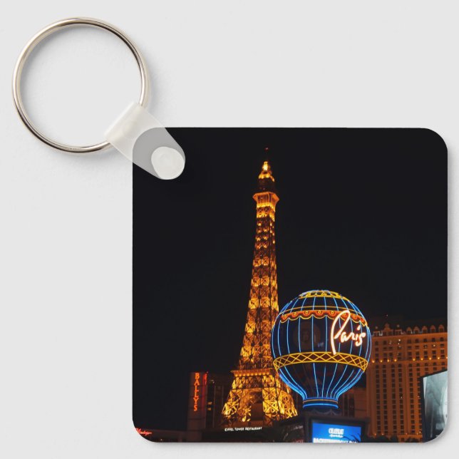Paris Las Vegas Hotel & Casino #2 Keychain Nyckelring (Framsida)