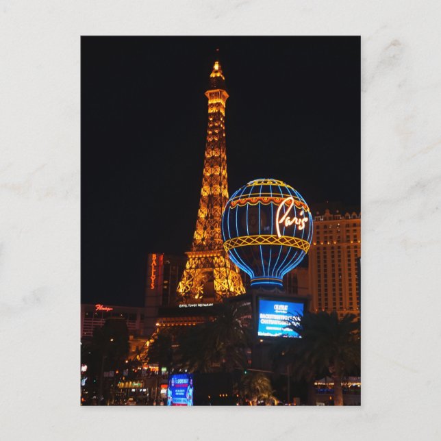 Paris Las Vegas Hotel & Casino #2-vykort Vykort (Framsida)
