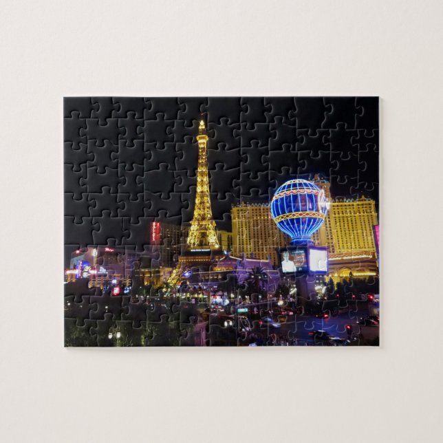 Paris Las Vegas Hotel & Casino #3 Jigszle Puzzle Pussel (Horisontell)