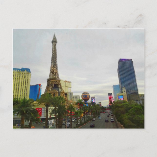 Paris Las Vegas Hotel & Casino #4-vykort Vykort (Framsida)