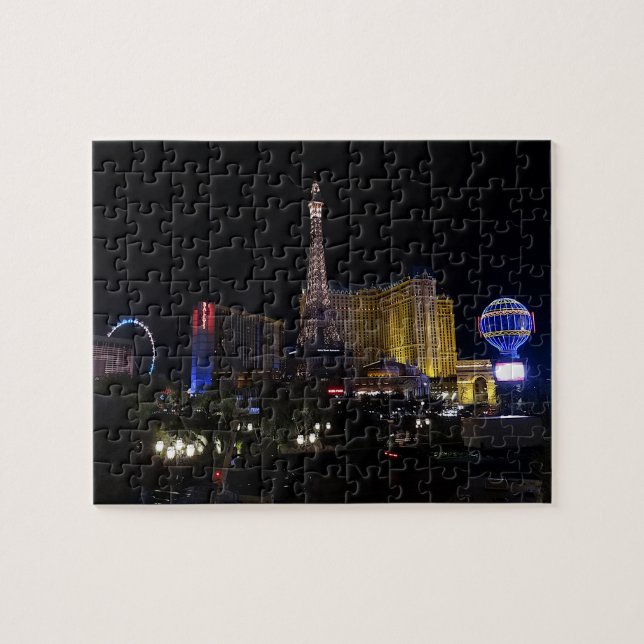 Paris Las Vegas Hotel & Casino #5 Jigszle Puzzle Pussel (Horisontell)