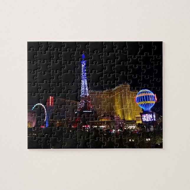 Paris Las Vegas Hotel & Casino #6 Jigszle Puzzle Pussel (Horisontell)