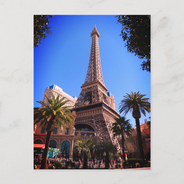Paris Las Vegas Hotel & Casino Postcard Vykort (Framsida)