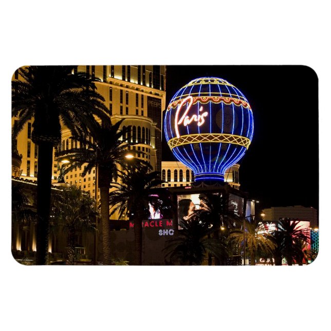 Paris Las Vegas Nights Flexible Magnet #1 (Horisontell)