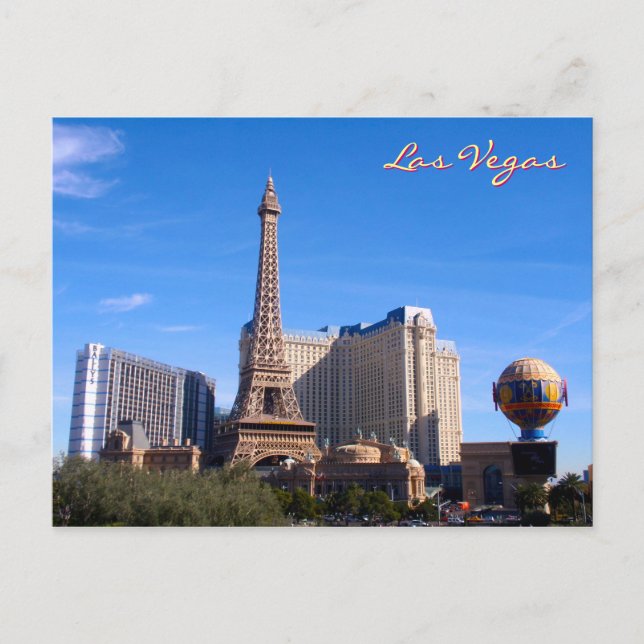 Paris, Las Vegas Vykort (Framsida)
