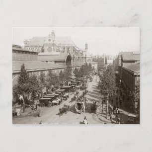 Paris: Les Halles, C1900 Vykort