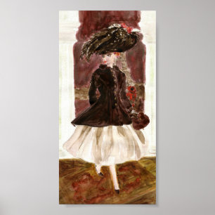 Paris Ljus: Matisse Doll Mode Poster