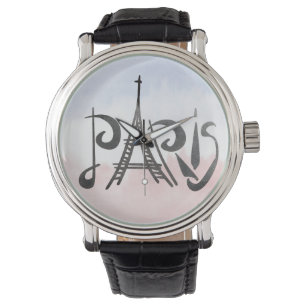 Paris Logotyp Watch Armbandsur