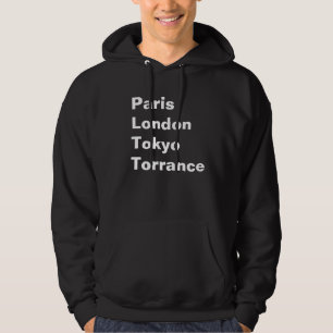 Paris London Tokyo Torrance Munkjacka