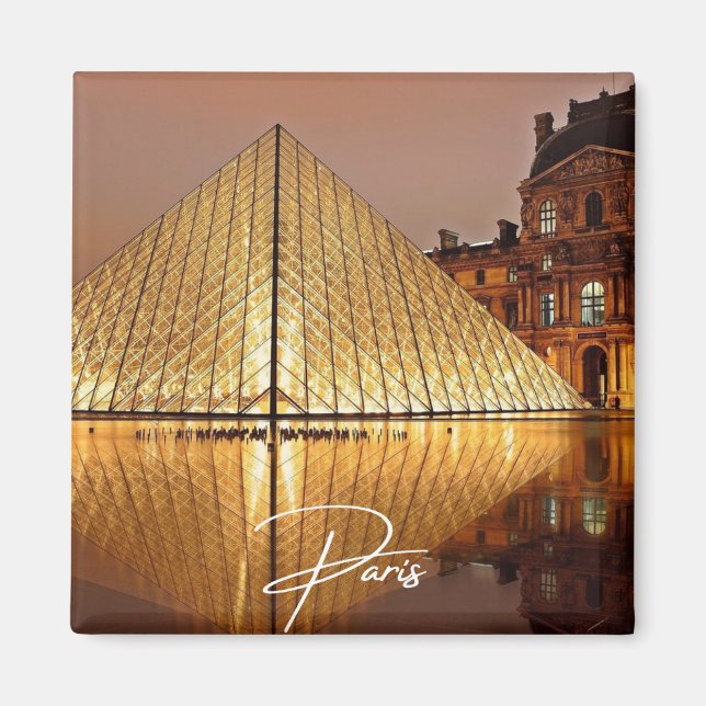 Paris Louvre Magnet (Framsidan)