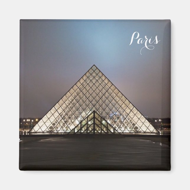 Paris Louvre Museum Magnet (Framsidan)
