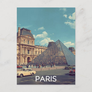 Paris Louvre Vykort