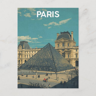Paris Louvre Vykort