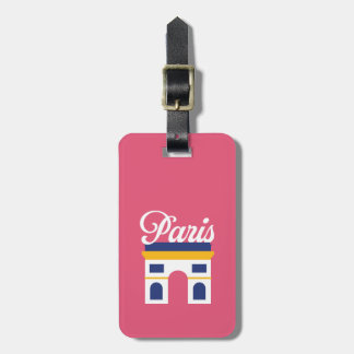 Paris Luggage Tag Bagagebricka