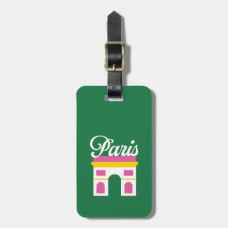Paris Luggage Tag Bagagebricka
