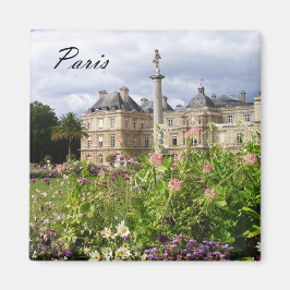 Paris Luxemburg Gardens Magnet