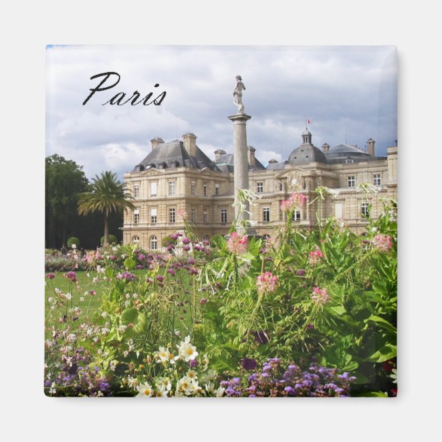 Paris Luxemburg Gardens Magnet (Framsidan)