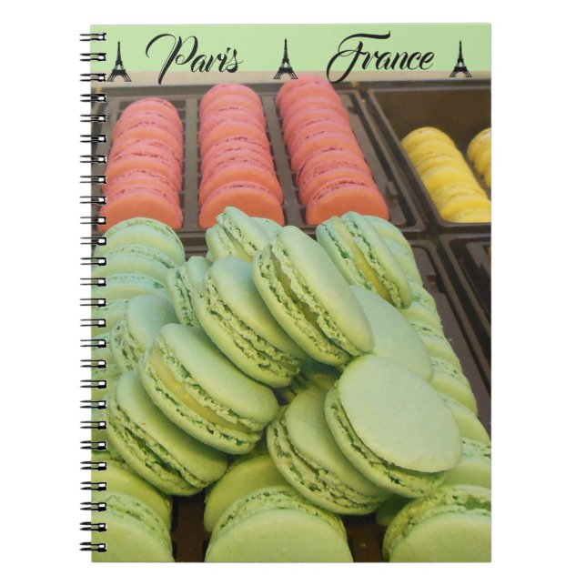 Paris Macaroons Anteckningsbok (Framsidan)