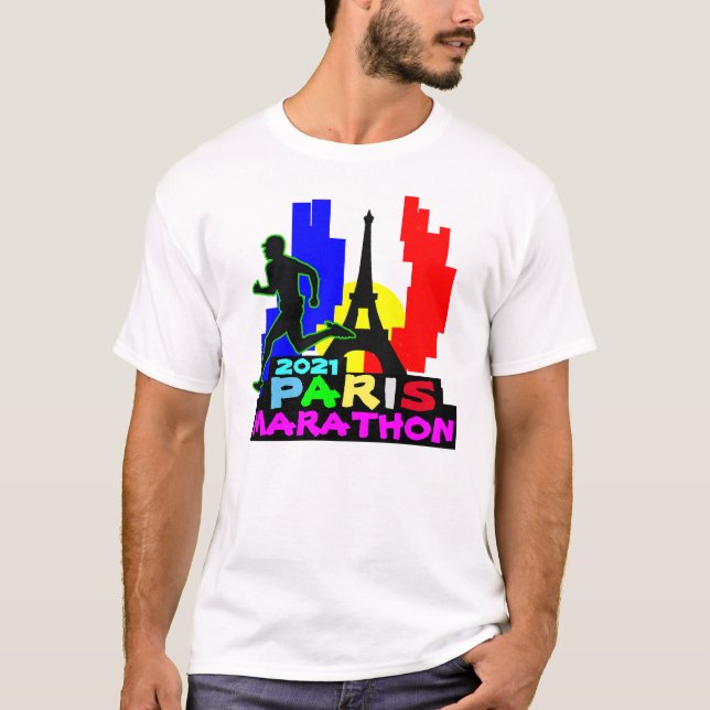 Paris Marathon T-Shirts (Framsida)