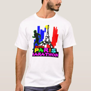 Paris maratonT-tröja Tee Shirt