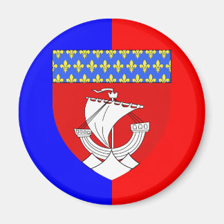 Paris med Shield, Frankrike Magnet
