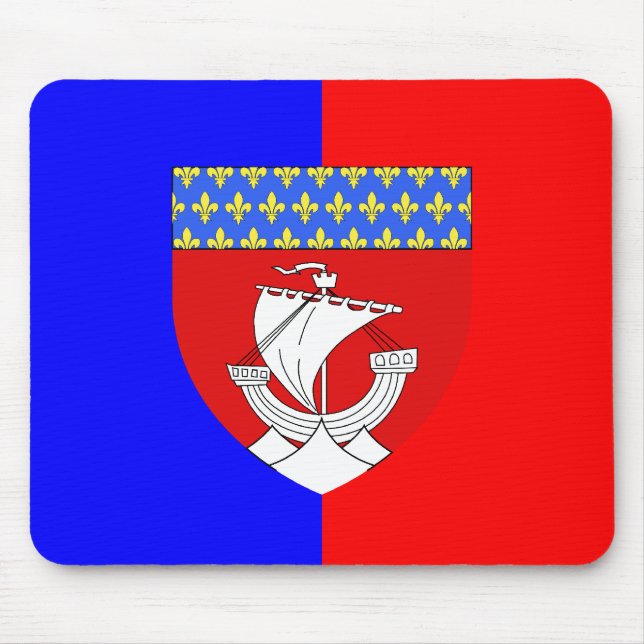 Paris med skyddar, frankriken musmatta (Framsidan)