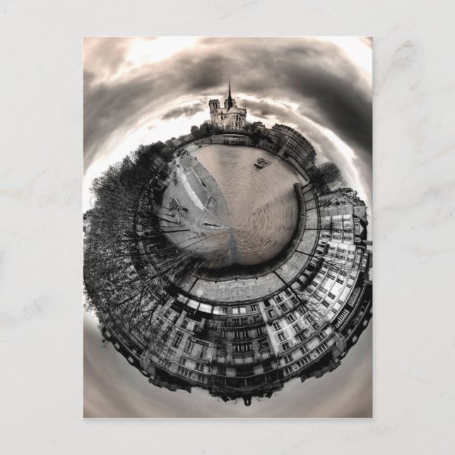 Paris ministerkort! vykort (Framsida)